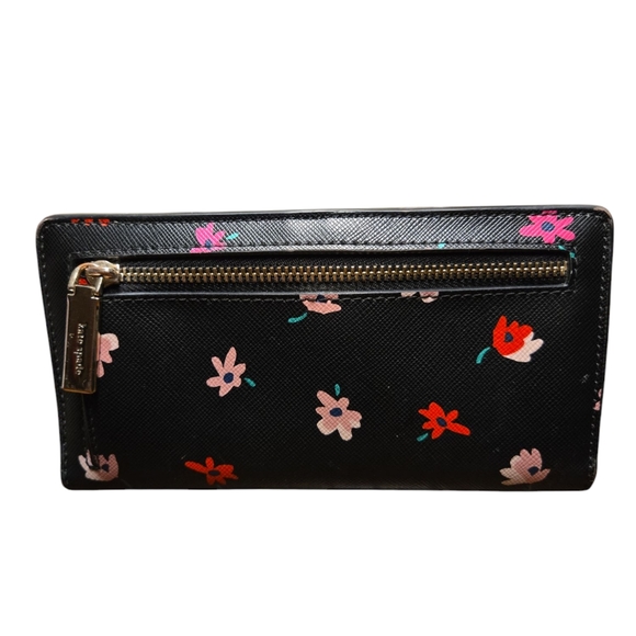 Kate Spade Black Floral Wallet - Picture 8 of 9